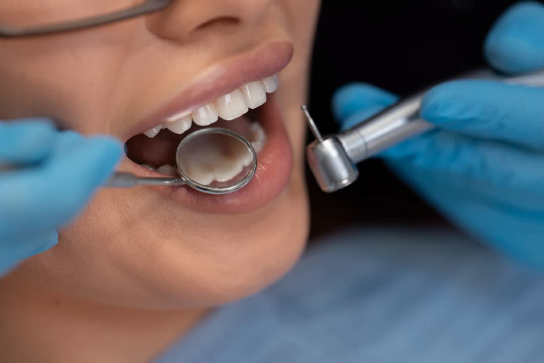 Dental care in progress